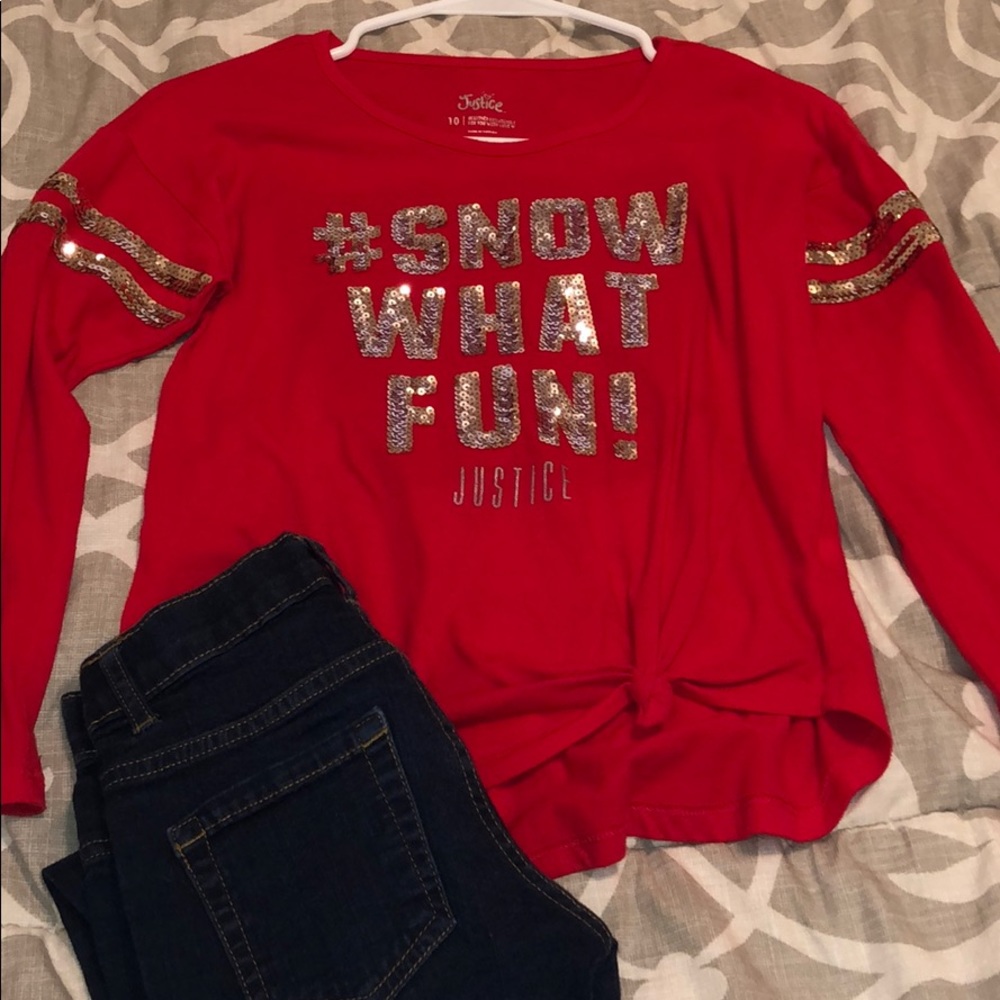 Justice - #Snow What Fun! - Size 10
